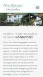 Mobile Screenshot of koenigssee-haus.de