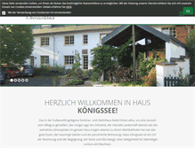 Tablet Screenshot of koenigssee-haus.de